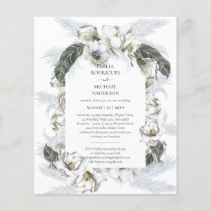 Flyer BODA BILINGÜE Doble Lado  Blanco