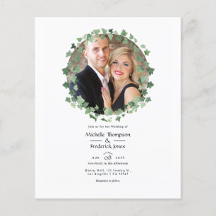 Flyer Boda de Bosques de Woodland