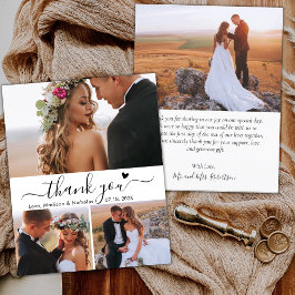 Flyer Boda de Collage de Guión de Corazón Presupuestario