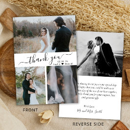 Flyer Boda de Collage de Script Elegante de Presupuesto