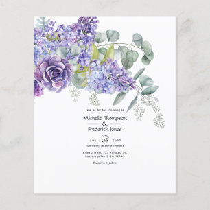Flyer Boda de Eucalipto Suculentas