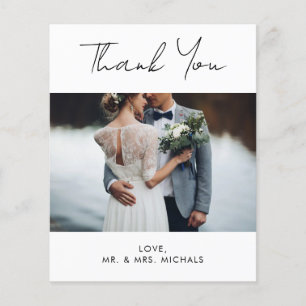 Flyer Boda de fotografía completa y moderna de presupues