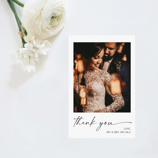 Flyer Boda de fotografía instantánea de caligrafía moder (Subido por el creador)