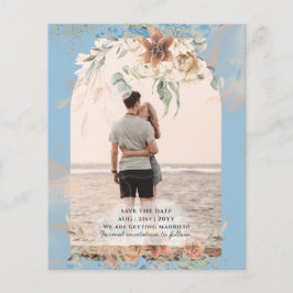 Flyer BODA de Grasa Dusty Blue Pampas