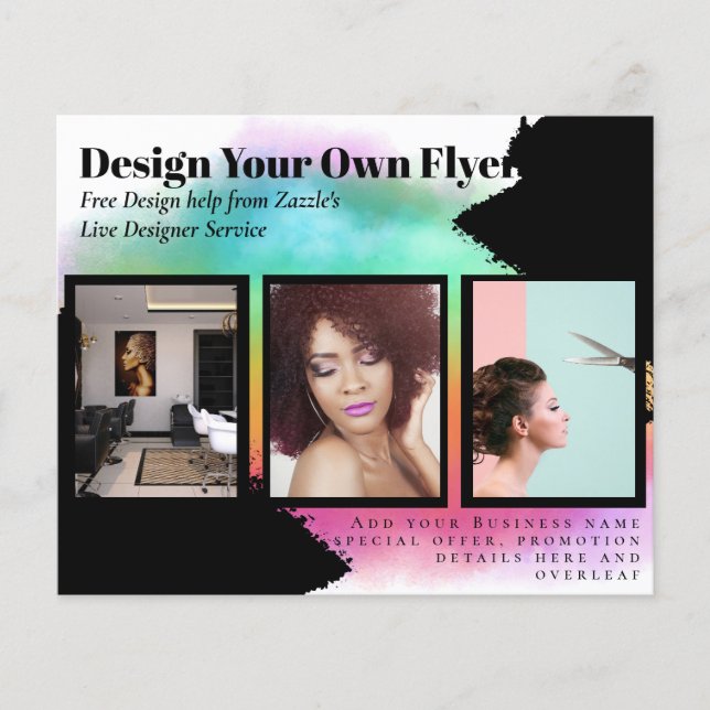 Flyer Boda de invitación a evento de Collage de fotos de (Frente)