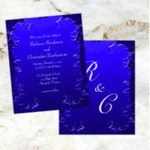 Boda de la Casa Real Azul Vintage