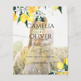Flyer BODA de Lemons QR
