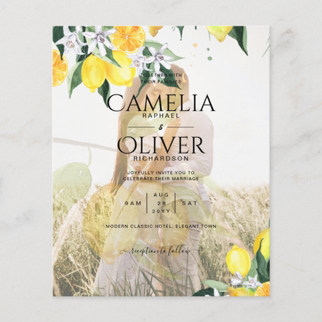 Flyer BODA de Lemons QR (Frente)