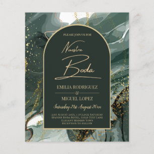 Flyer Boda de Mármol de la Agencia de Oro Verde de Esmer