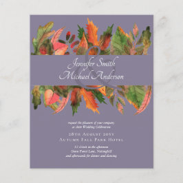 Flyer BODA de otoño del presupuesto