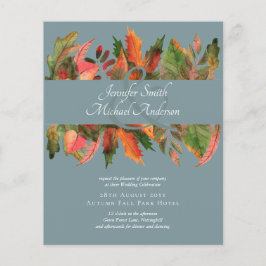 Flyer BODA de otoño del presupuesto