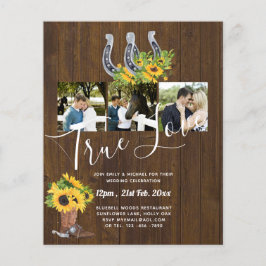 Flyer Boda de presupuesto de foto rusa para el sur del p