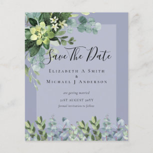 Flyer BODA DE PRESUPUESTO GUARDAR FECHAS - Eucalipto VER
