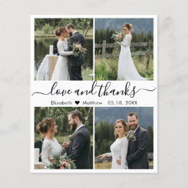 Flyer Boda de Presupuestos Amor y Gracias Collage Gracia