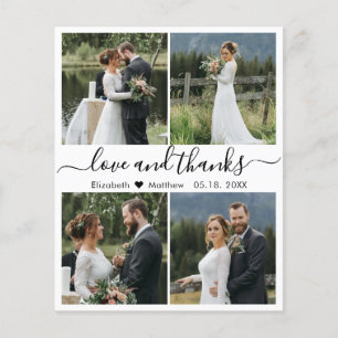 Flyer Boda de Presupuestos Amor y Gracias Collage Gracia