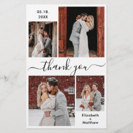 Flyer Boda de script de Moda presupuestaria Gracias Vola