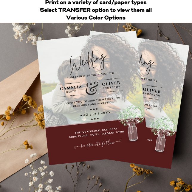 Flyer Boda DE SUPERVISIÓN DE FOTO DE Gypsophila con pres (Subido por el creador)