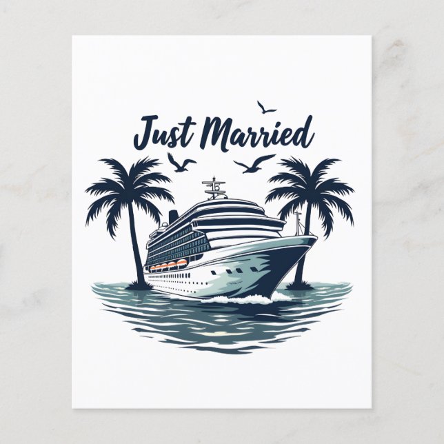 Flyer Boda de verano recién casada esposa esposa de mari (Frente)