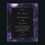 Flyer Boda del Espacio Ultraterrestre de la Galaxia Pres<br><div class="desc">** EL PAPEL MATTE ES DELGADO. ACTUALIZAR PARA UN PAPEL MÁS ESPESO. NO SE INCLUYEN ENVELOPES.*** Sin sobres, versión de volante de papel. Ahorra dinero en invitaciones con esta invitación en papel. Prepárese a sus invitados para su sorprendente Boda con su volante Boda del espacio exterior Galaxy ¿Desea este diseño...</div>