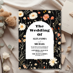 Flyer Boda Elegante De Boho Wildflower