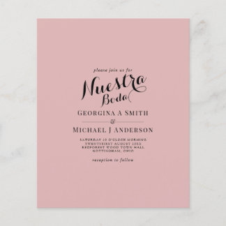 Flyer BODA español Bilingual Boda Boda Flye