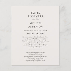 Flyer Boda española invita a consejo presupuestario BILI