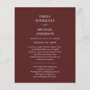 Flyer Boda española invita a consejo presupuestario BILI