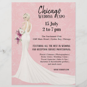 Flyer Boda Expo elegir color de fondo