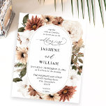 Flyer Boda floral de Boho Neutral y Rústico Presupuestar<br><div class="desc">****** EL PAPEL MATTE ES DELGADO. ACTUALIZAR PARA UN PAPEL MÁS ESPESO. NO SE INCLUYEN ENVELOPES. PARA EL ALMACENAMIENTO DE TARJETAS, TARJETAS MÁS ESPESOSAS, COMPRUEBE EL ENLACE QUE FIGURA A CONTINUACIÓN. ALMACENAMIENTO DE TARJETAS, TARJETAS MÁS ESPESOSAS TIENEN UNA OPCIÓN PARA LOS ENVELOPES O LOS INCLUYEN******** Sin sobres, versión de volante...</div>