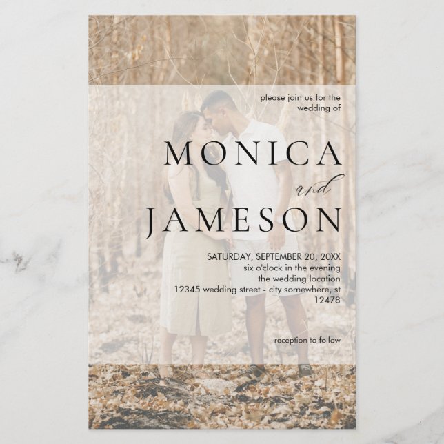 Flyer Boda fotográfico Budget Duo 2 LG (Frente)