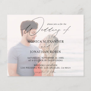 Flyer Boda horizontal 4 horizontal moderno de fotografía