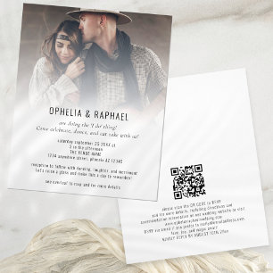 Flyer BODA informal de QR Fun
