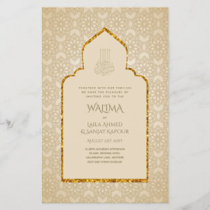 Flyer Boda Musulmana WALIMA Nikah