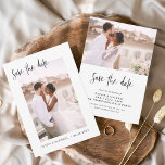 Flyer Boda presupuestal Salven la foto de fecha Flye Min<br><div class="desc">Boda Presupuestaria Guardar las tarjetas de fecha que tienen una foto en la parte delantera y trasera. Las tarjetas Save the Date contienen una moderna tipografía de escritura cursiva con letras a mano que son elegantes, simples y modernas para usar después de la minimalista celebración del día de la boda....</div>