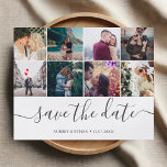 Flyer Boda Presupuestaria Guardar La Foto De Fecha<br><div class="desc">La boda económica ahorra la fecha incluye caligrafía y foto de escritura a mano moderna.</div>