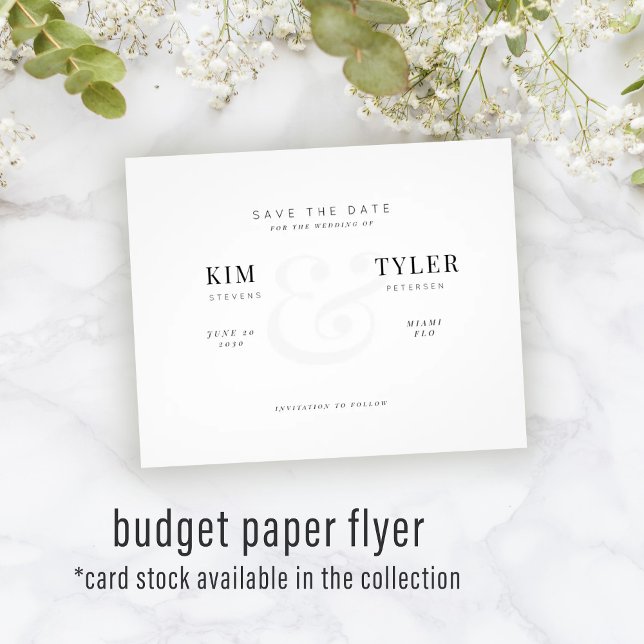 Flyer Boda QR CODE moderna de presupuesto, excepto la fe (Subido por el creador)