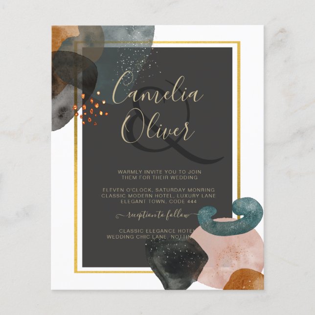 Flyer BODA Resumen de los tonos de la Tierra del PRESUPU (Frente)