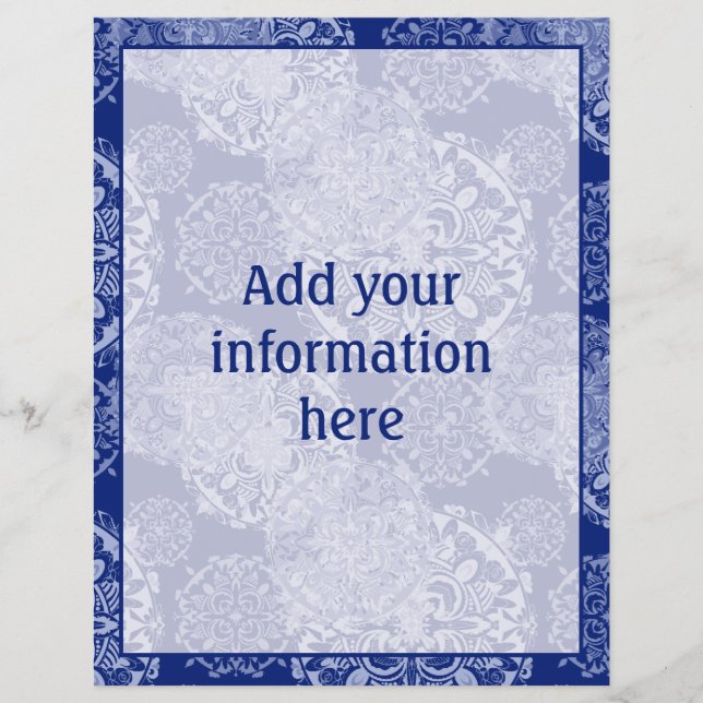 Flyer Boho Moody Blues Mandalas (Frente)