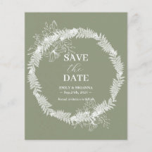 Boho Sage Green, la boda minimalista salva la fech