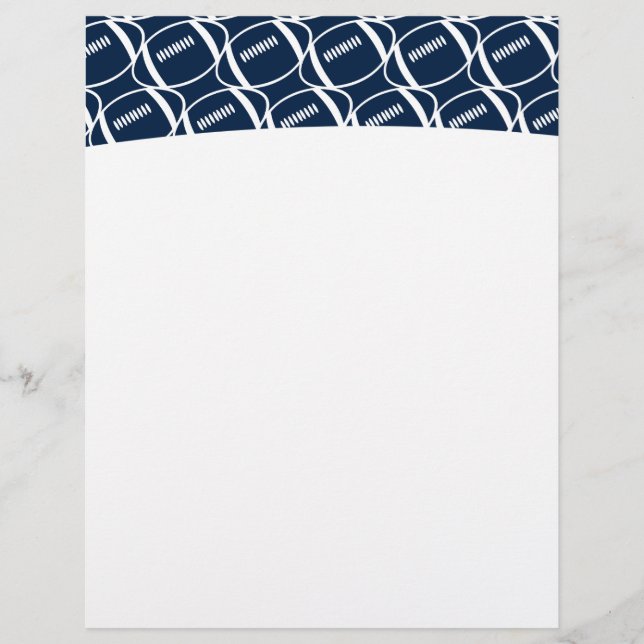 Flyer Bolas de fútbol abstractas (Frente)