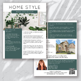 Flyer Boletín promocional de marzo inmobiliario