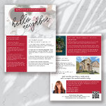 Flyer Boletín promocional de Real Estate December<br><div class="desc">🏡 Este boletín informativo de mercadotecnia inmobiliaria HOLA VECINO incrementará la conciencia de su marca y generará nuevas pistas. El diseño moderno atraerá la atención de sus clientes potenciales y les hará saber que usted es el agente inmobiliario amable y bien informado. 📝 La plantilla es fácil de editar mediante...</div>