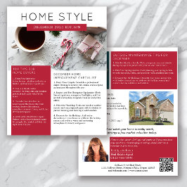 Flyer Boletín promocional de Real Estate December