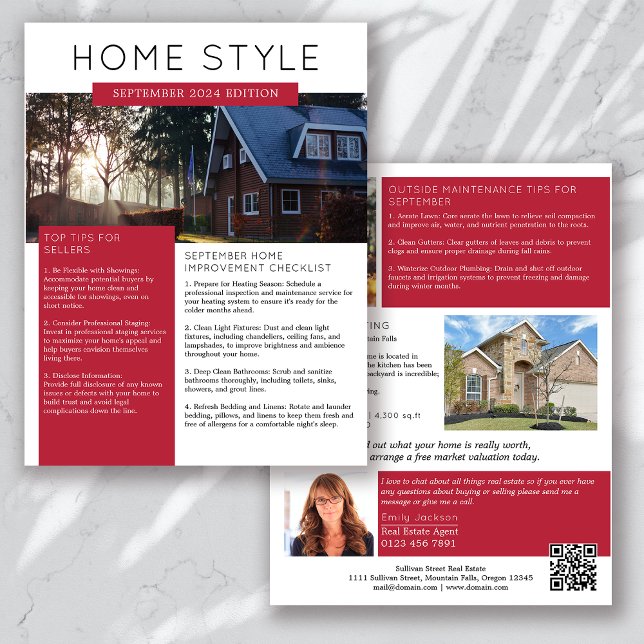 Flyer Boletín promocional de septiembre inmobiliario (Subido por el creador)