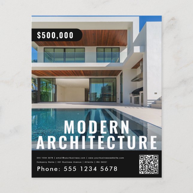 Flyer Bolsa De Bienes Raíces En Venta (Frente)