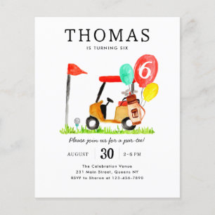 Flyer Bolsa de carros de golf de presupuesto Niños globo