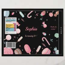 Bolsa de chile Candyland Wrapper Party Bag Favor B