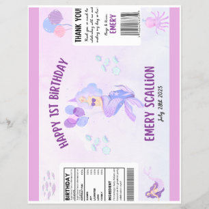 Flyer Bolsa de Chip de Personalizable de Sirena