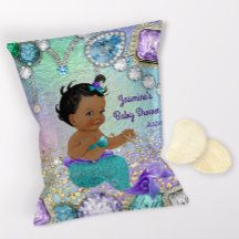 Bolsa de Chips para Baby Shower de Sirena de Joyas