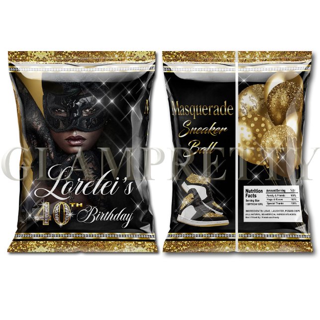 Flyer Bolsa de patatas fritas para Baile de Mascarada de (Subido por el creador)
